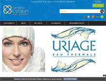 Tablet Screenshot of farmaciaestaun.com